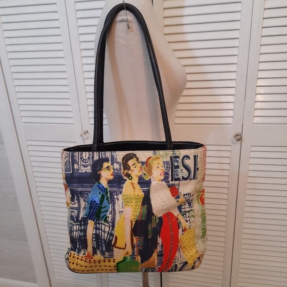 frankie & johnnie Handbags - Frankie and Johnnie canvas shopping ladies bag purse